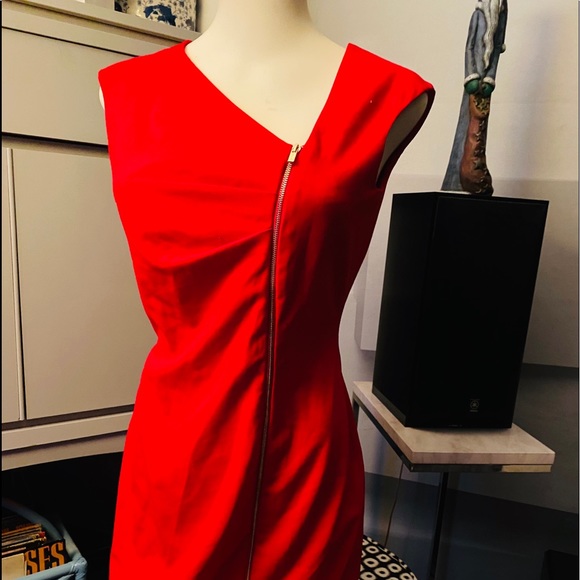 Calvin Klein | Dresses | Red Calvin Klein Dress | Poshmark